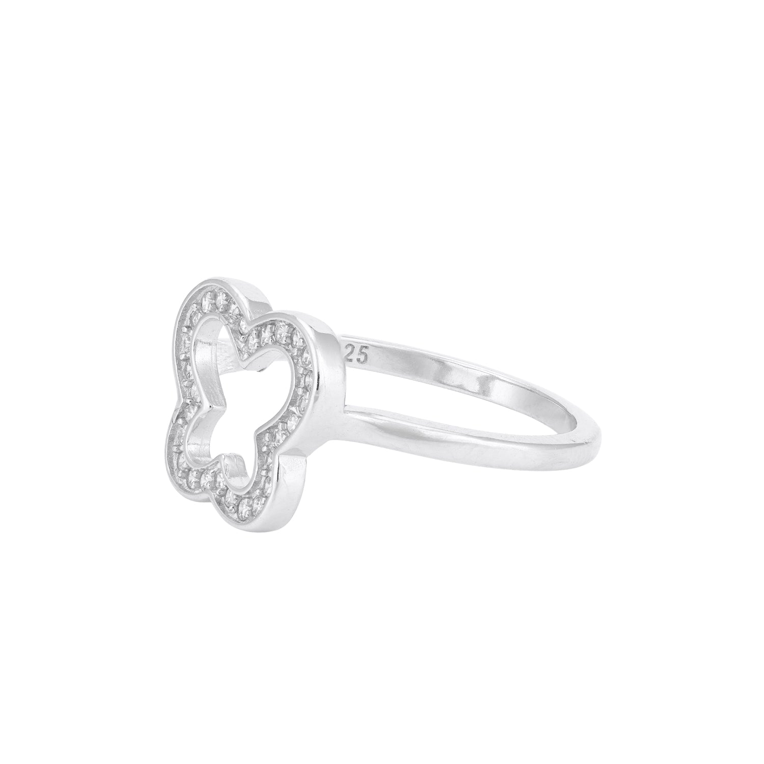 Glam Butterfly 925 Sterling Silver rings for women