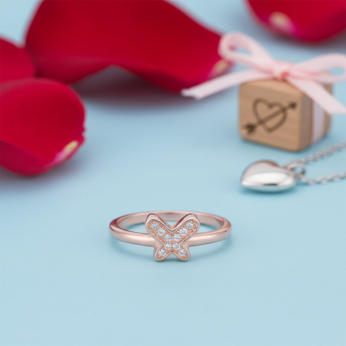 Glam Butterfly 925 Sterling Silver rings for women