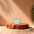 Glamorous Oval Eye Halo Brilliance 925 Sterling Silver Ring for women