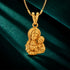 Gold Mother Mary Motherhood Sterling Silver Pendant