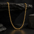 Gold Plated Interlocked 925 Sterling Silver Link Chain