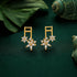 Gold Zircon Celestial Floral Ear Cuff