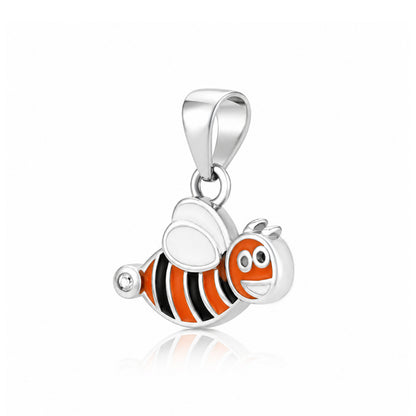 Golden Bee Smile 925 Sterling Silver Fashion Pendant