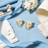 Golden Chain Crystal 925 Sterling Silver Earrings