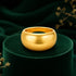 Golden Dome Glow 925 Sterling Silver Statement Ring