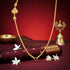 Golden Goddess Lakshmi Mugappu 925 Sterling Silver Thali Chain for Women