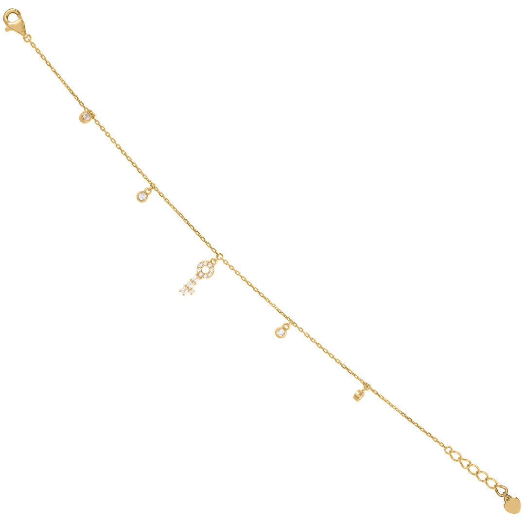 Golden Key of Glamour Bracelet Online