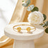 Golden Petal Duo Crystal Romantic Designer Chain Bracelet
