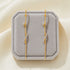 Golden Serpentine Sparkle 925 Sterling Silver Designer Earrings