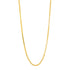 Golden Textured Box Pattern 925 Sterling Silver Chain for Women