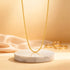 Golden Urban Twist Link 925 Sterling Silver Chain for Women
