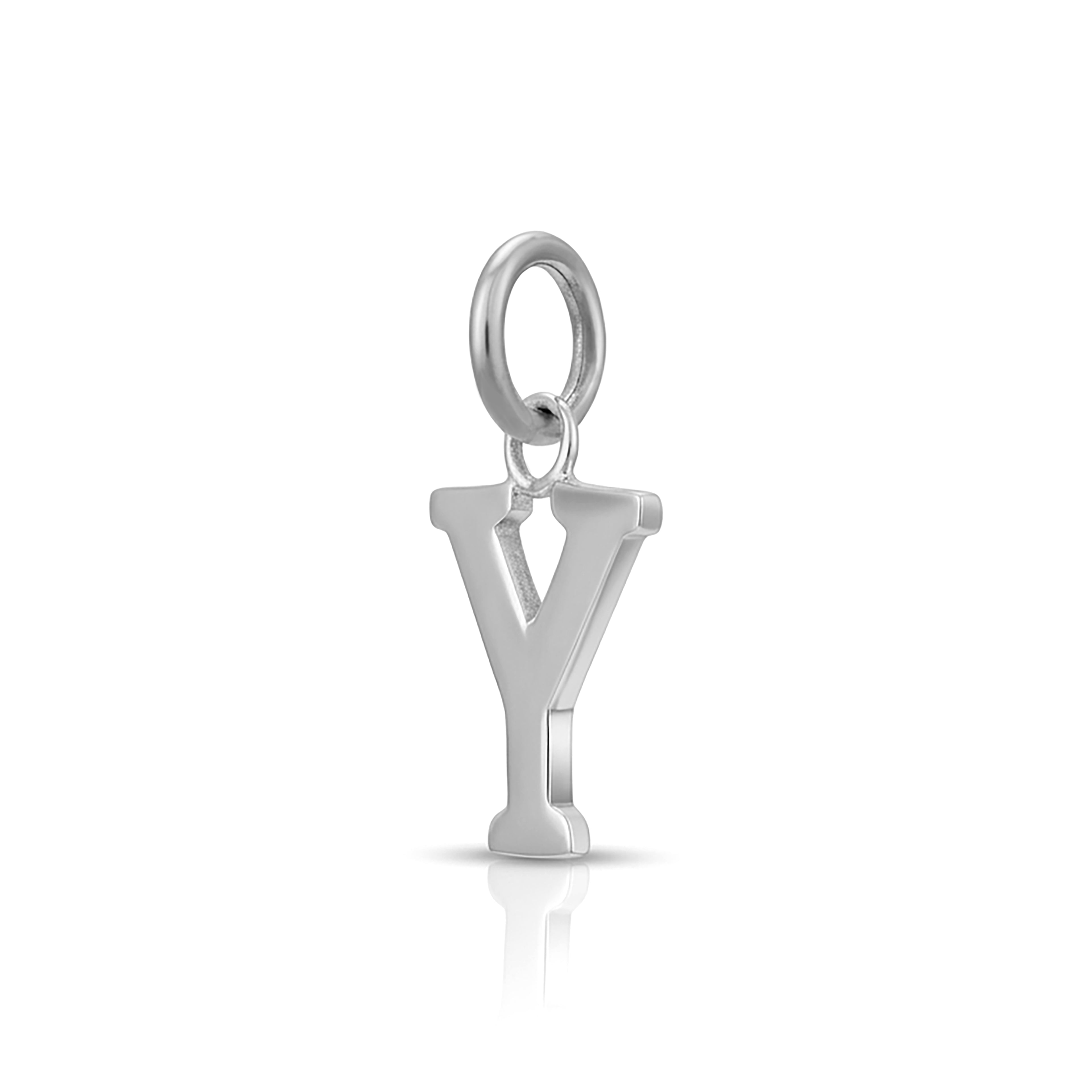 Grace Initial 925 Sterling Silver Alphabet Pendant
