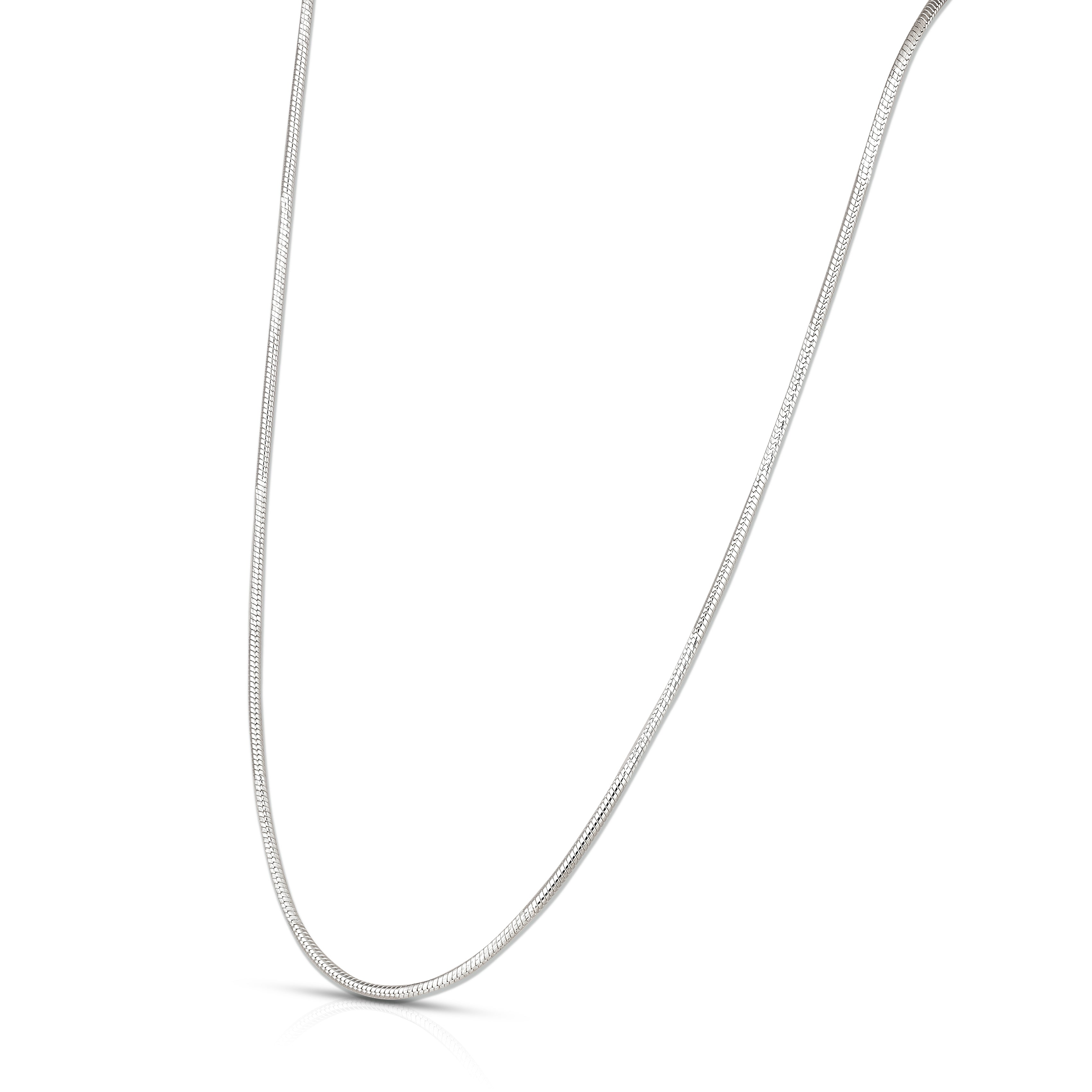 Graceful 925 Sterling Silver Smooth Flow Chain for Women