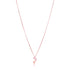 Graceful 925 Sterling Silver Rose Gold Dolphin Chain Pendant for Women