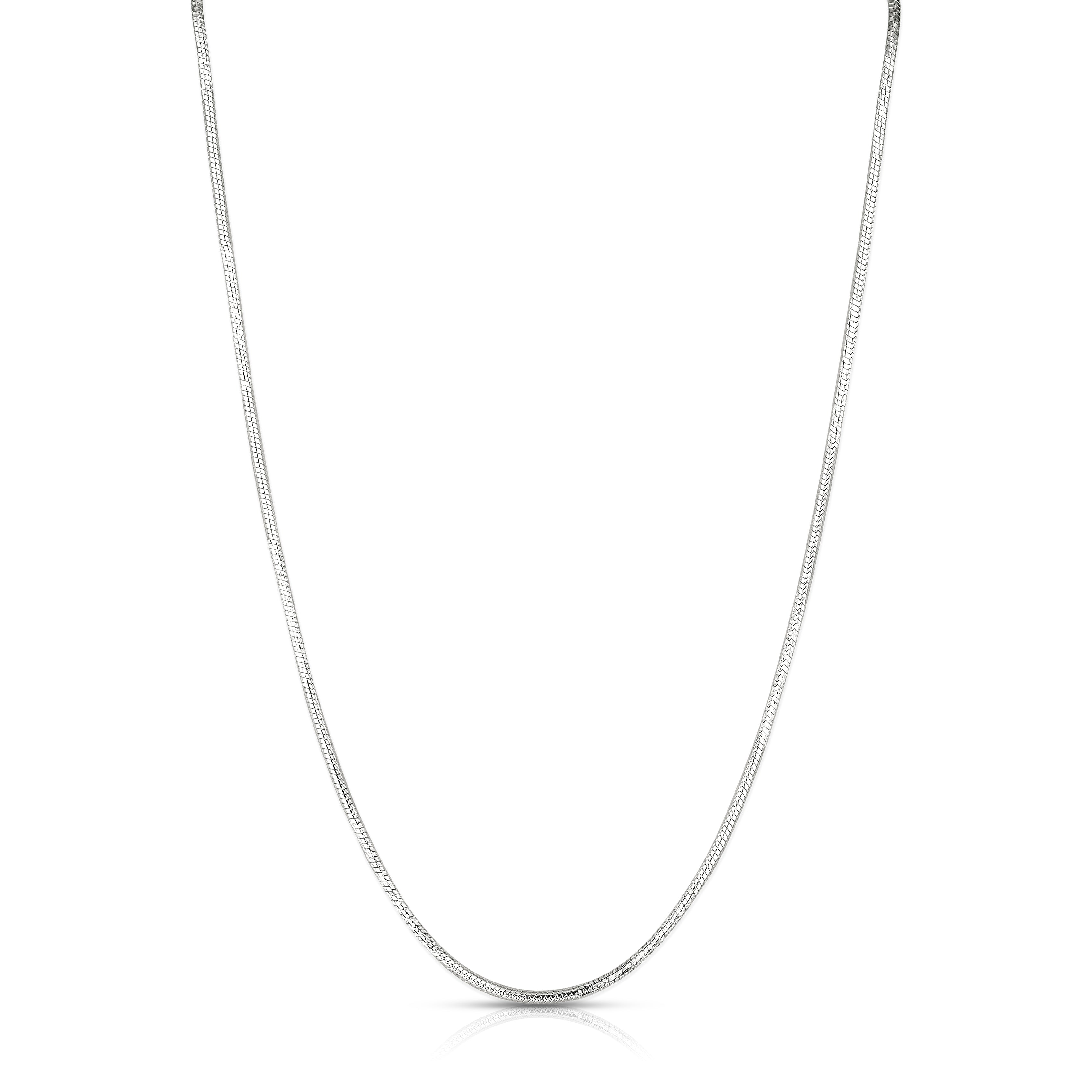 Graceful 925 Sterling Silver Smooth Flow Chain for Women
