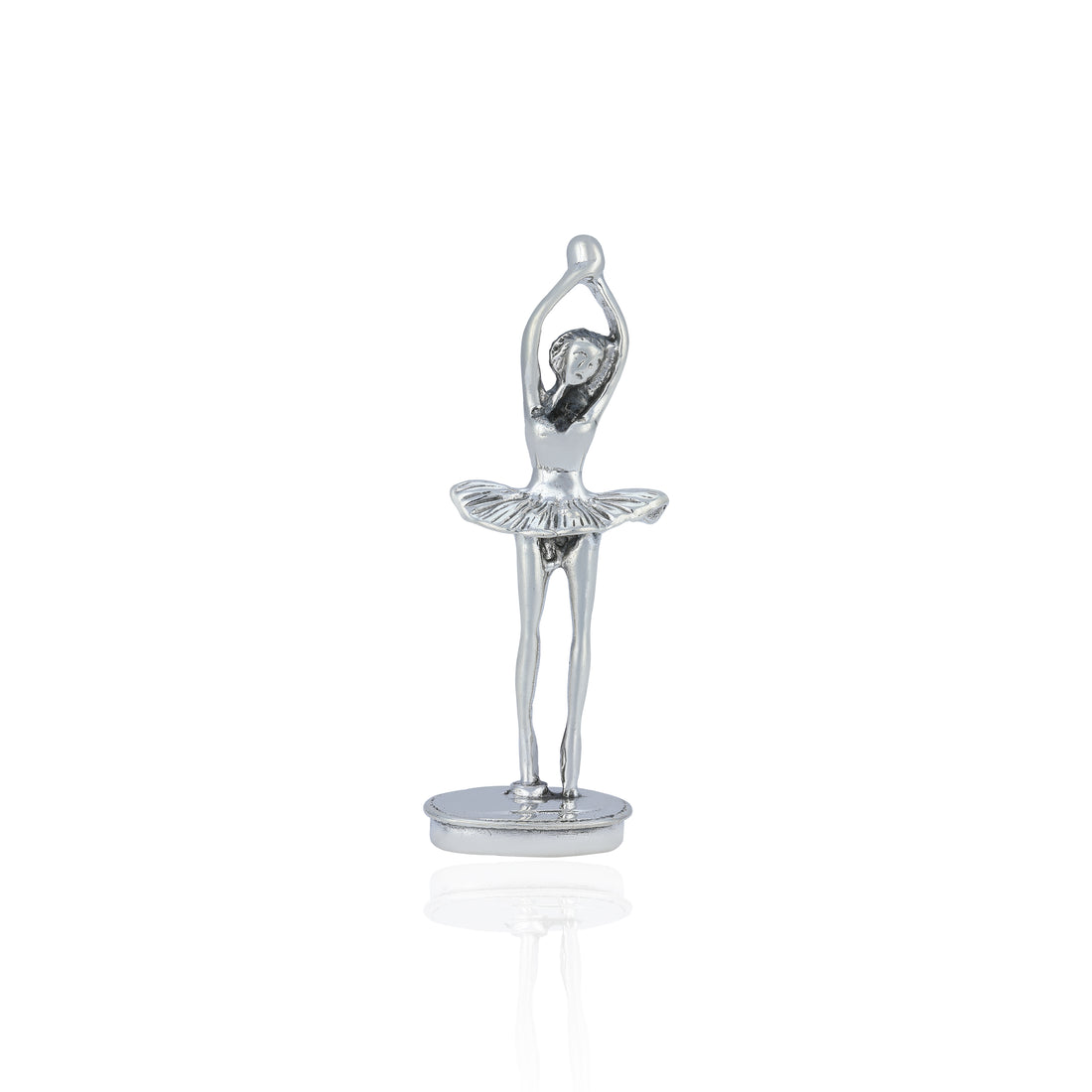 Graceful Ballerina in 925 Sterling Silver Dance Miniature