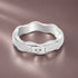 Graceful Flowing Wave 925 Sterling Silver Ring