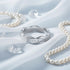 Graceful Flowing Wave 925 Sterling Silver Ring for Women