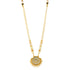 Graceful Peacock Design Pendant 925 Gold Plated Pearl Mala

