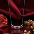 Graceful Pink Drops 925 Sterling Silver Mangalsutra Chain Pendant