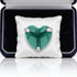 Green Crystal Heart Bliss 925 Sterling Silver Nosepin