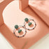 Green Floral 925 Sterling Silver Jhumka Drop Earrings