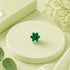 Green Gemstone Silver Nosepin