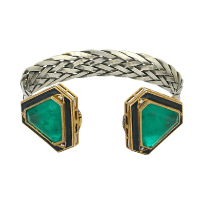 Green Majesty 925 Sterling Silver Adornment for Women