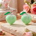 Green Peach Charm 925 Sterling Silver Stud for Kids