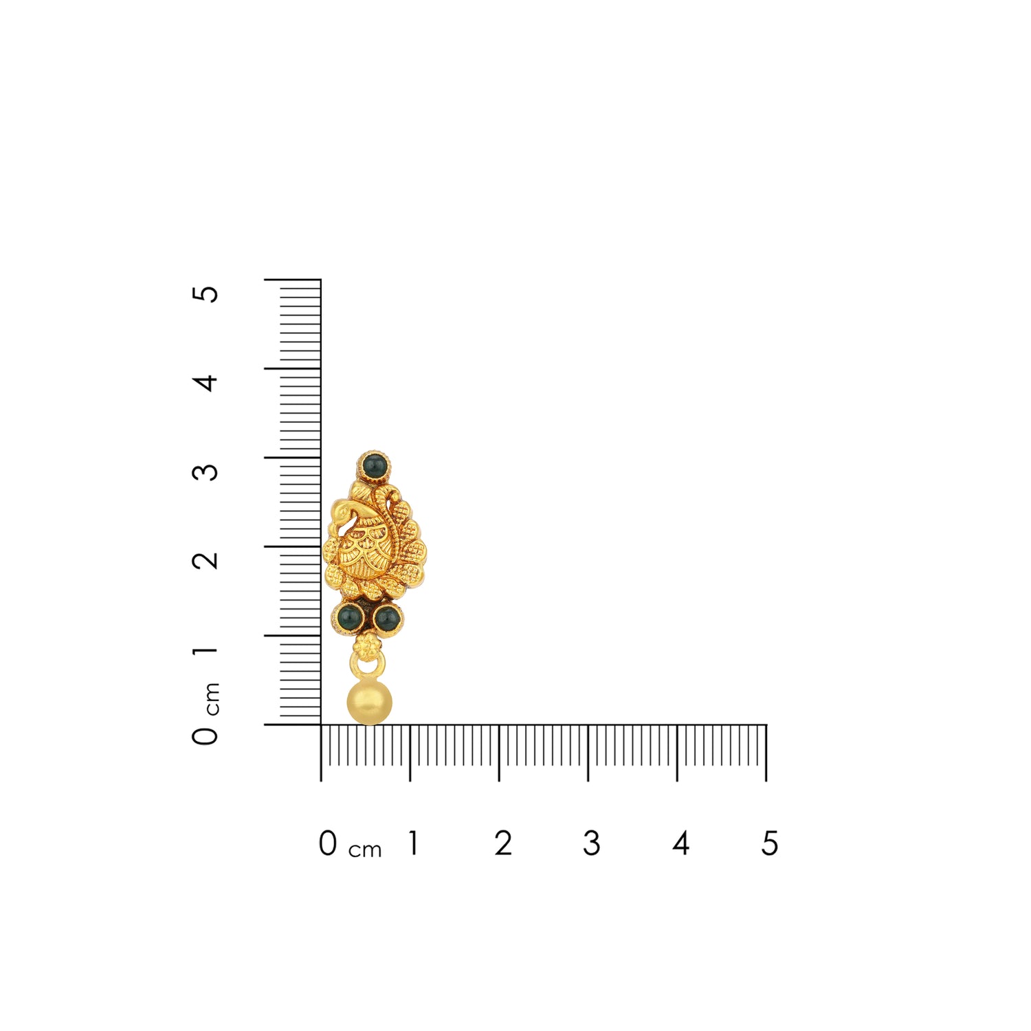 Green Radiance 925 Sterling Silver Drop Earring for Women