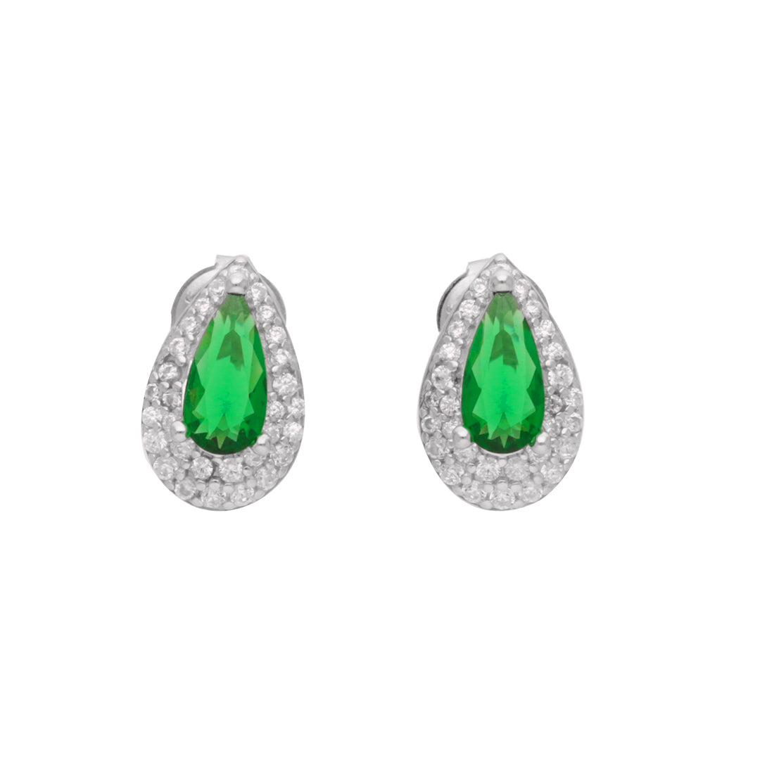 Green Stone Stud