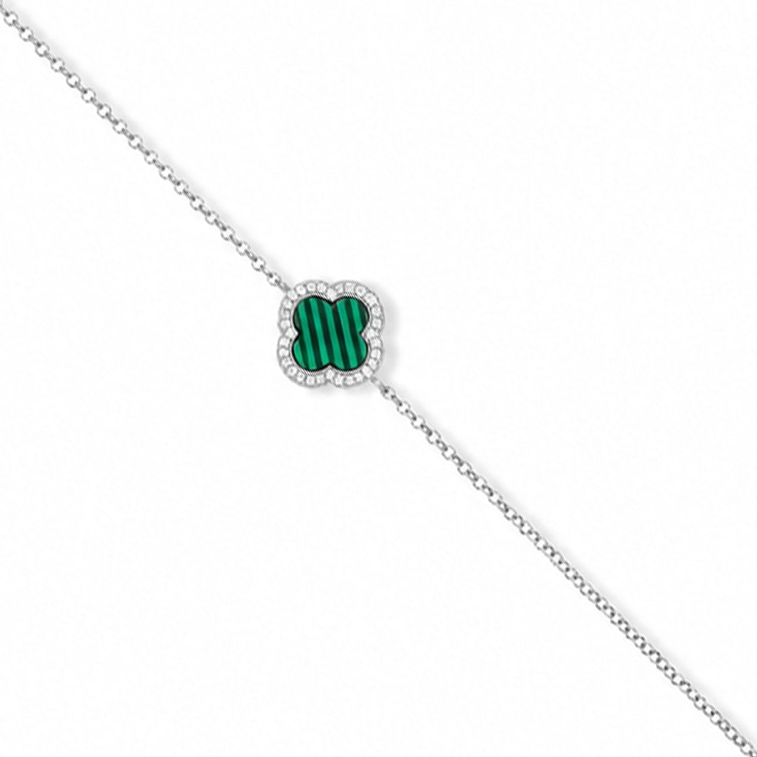 Green clover Clip Bracelet