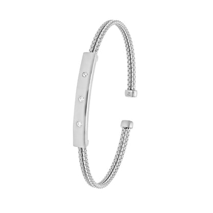 Harmony Wristband Silver Bracelet