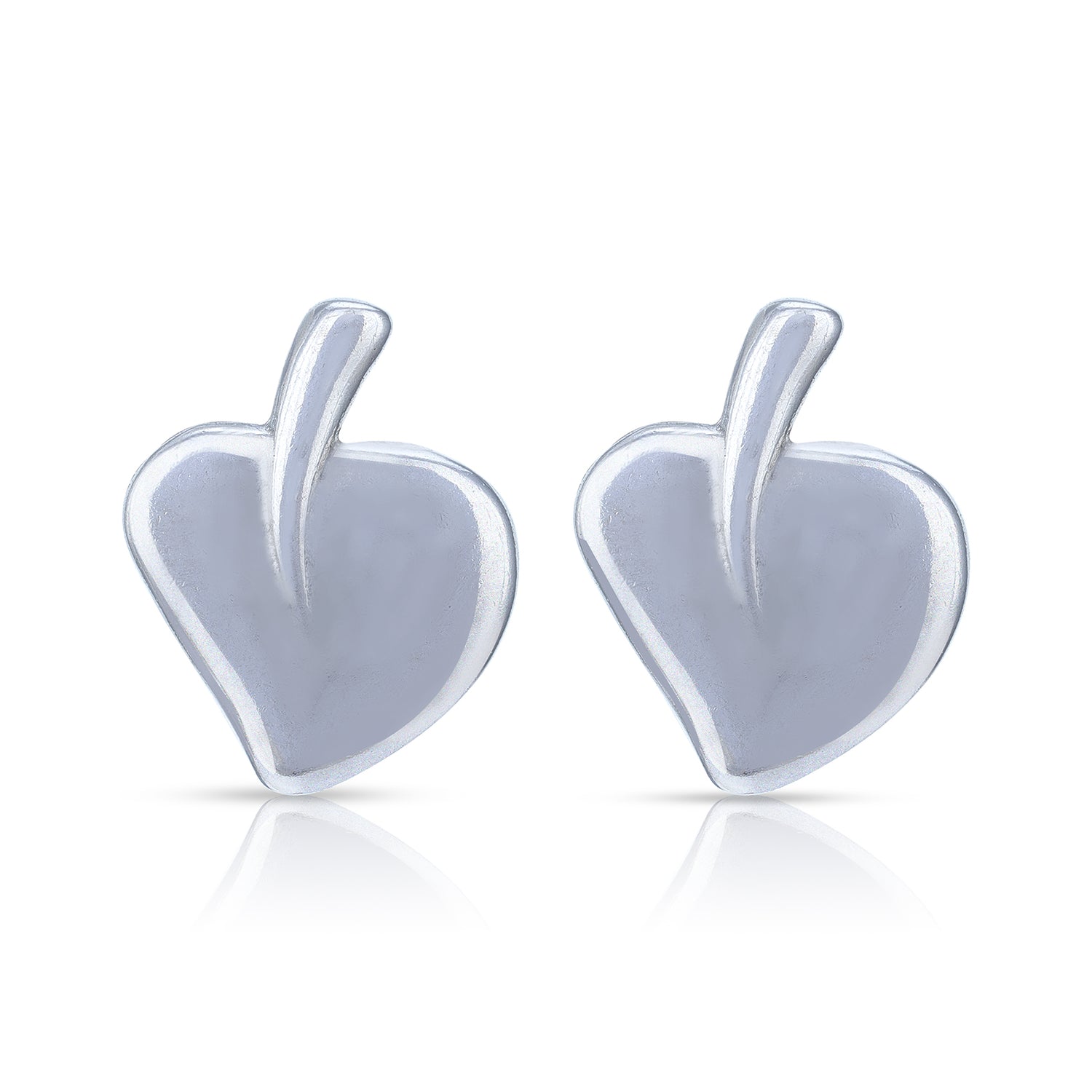 Heart Charm 925 Sterling Silver Earrings for Women