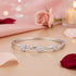 Heart Harmony 925 Silver Bangle