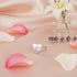 Heart Shaped Silver Ring with Center Square Stone