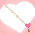 Heartfelt Rose Gold Plated Multiple Hearts Bracelet