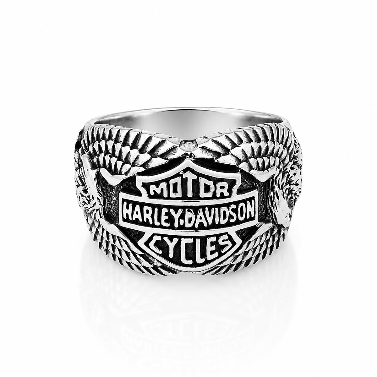 Heritage Rider Motor Harley Davidson Cycles 925 Sterling silver Ring
