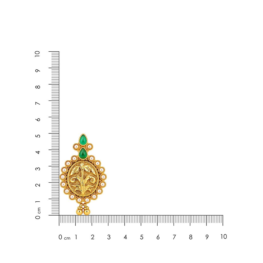 Heritage Tree of Life Medallion Gold Silver Earrings