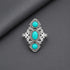 Heritage Tribal Turquoise 925 Sterling Silver Ring
