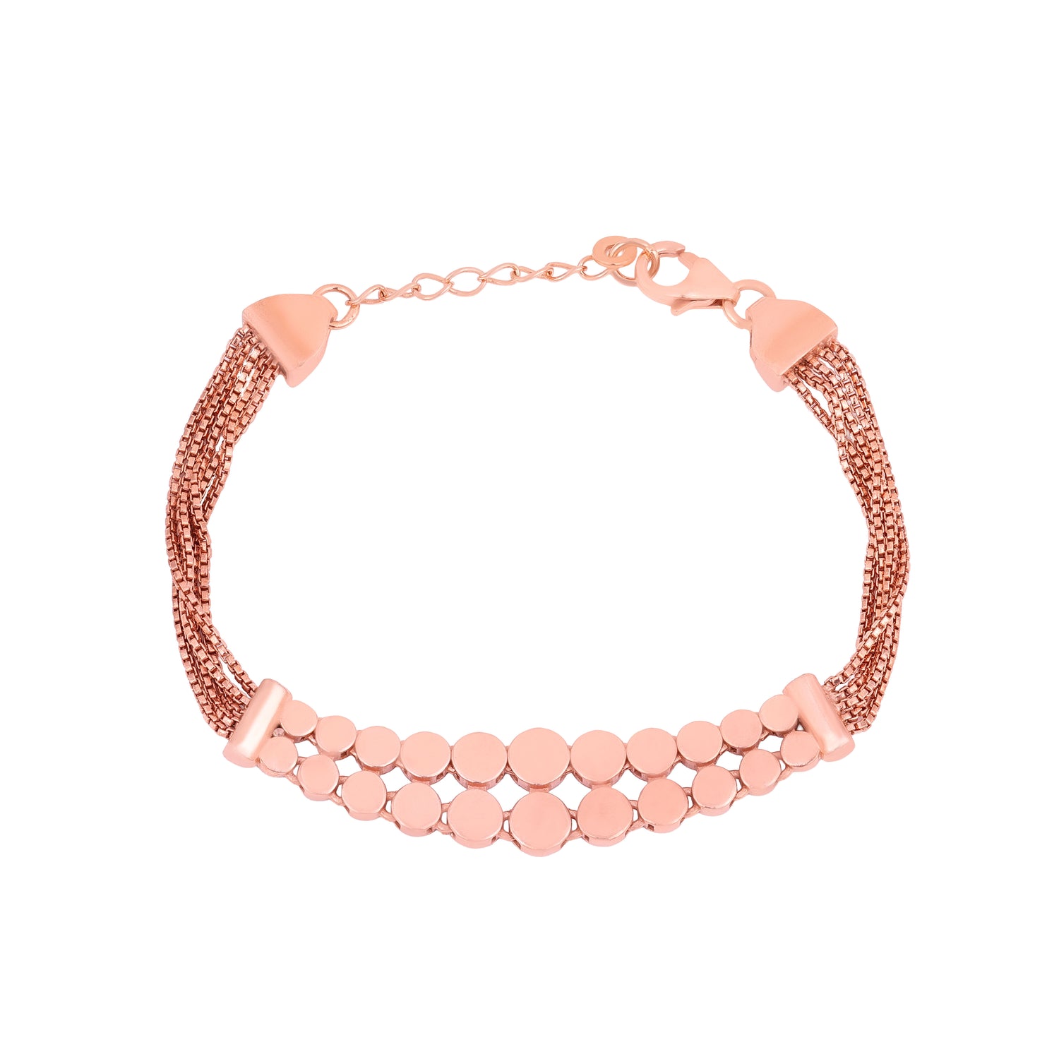 Honeycomb Radiance 925 Sterling Silver Elegant Mesh Bracelet