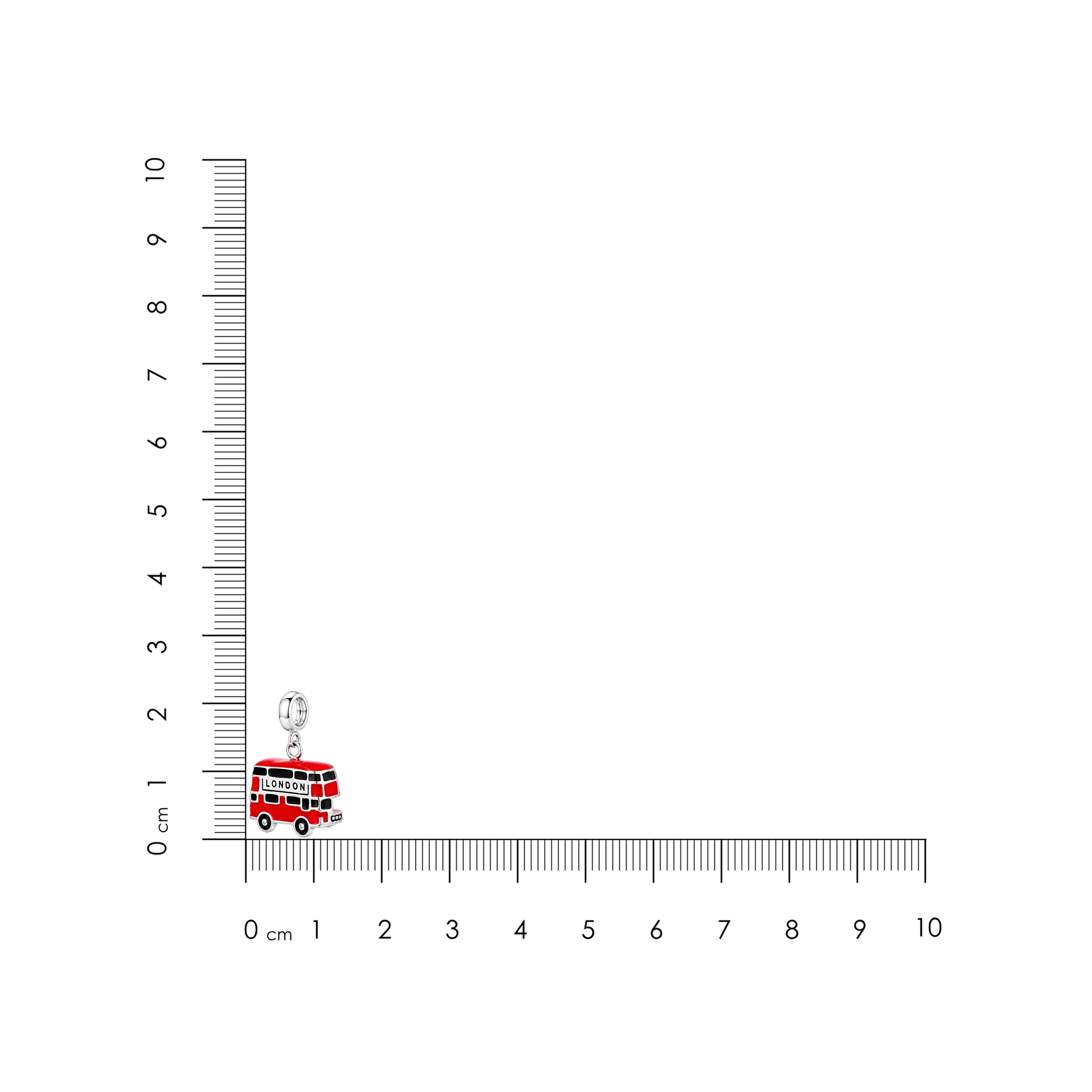 Iconic London Bus 925 Sterling Silver SignaturePendant