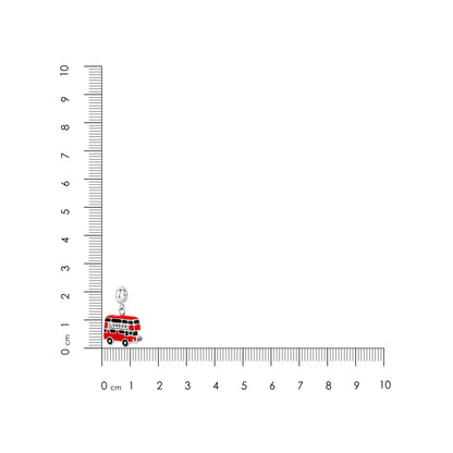 Iconic London Bus 925 Sterling Silver SignaturePendant