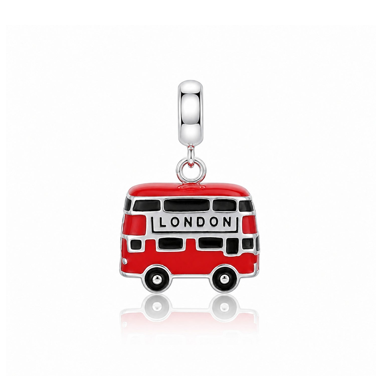 Iconic London Bus 925Sterling Silver Signature Pendant