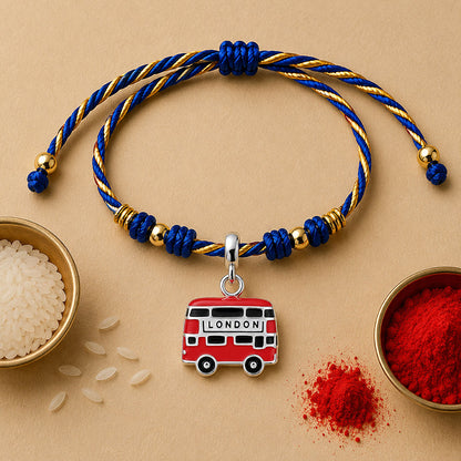 Iconic London Bus 925 Sterling Silver Signature Pendant