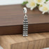 Iconic Tower 925 Sterling Silver Pendant