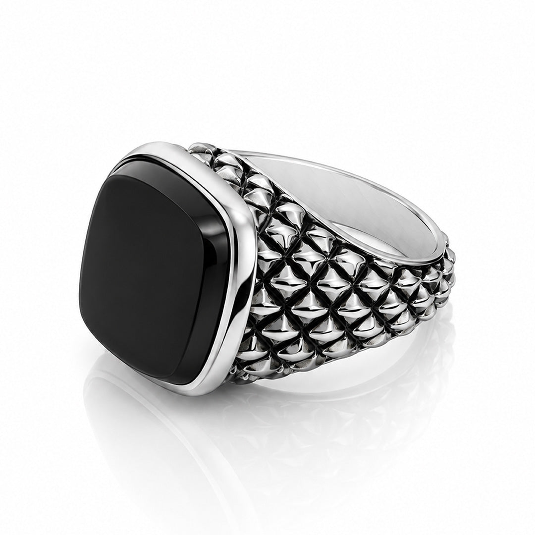 Imperial Onyx 925 Sterling Silver Fashion Ring