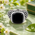 Imperial Onyx 925 Sterling Silver Fashion Ring