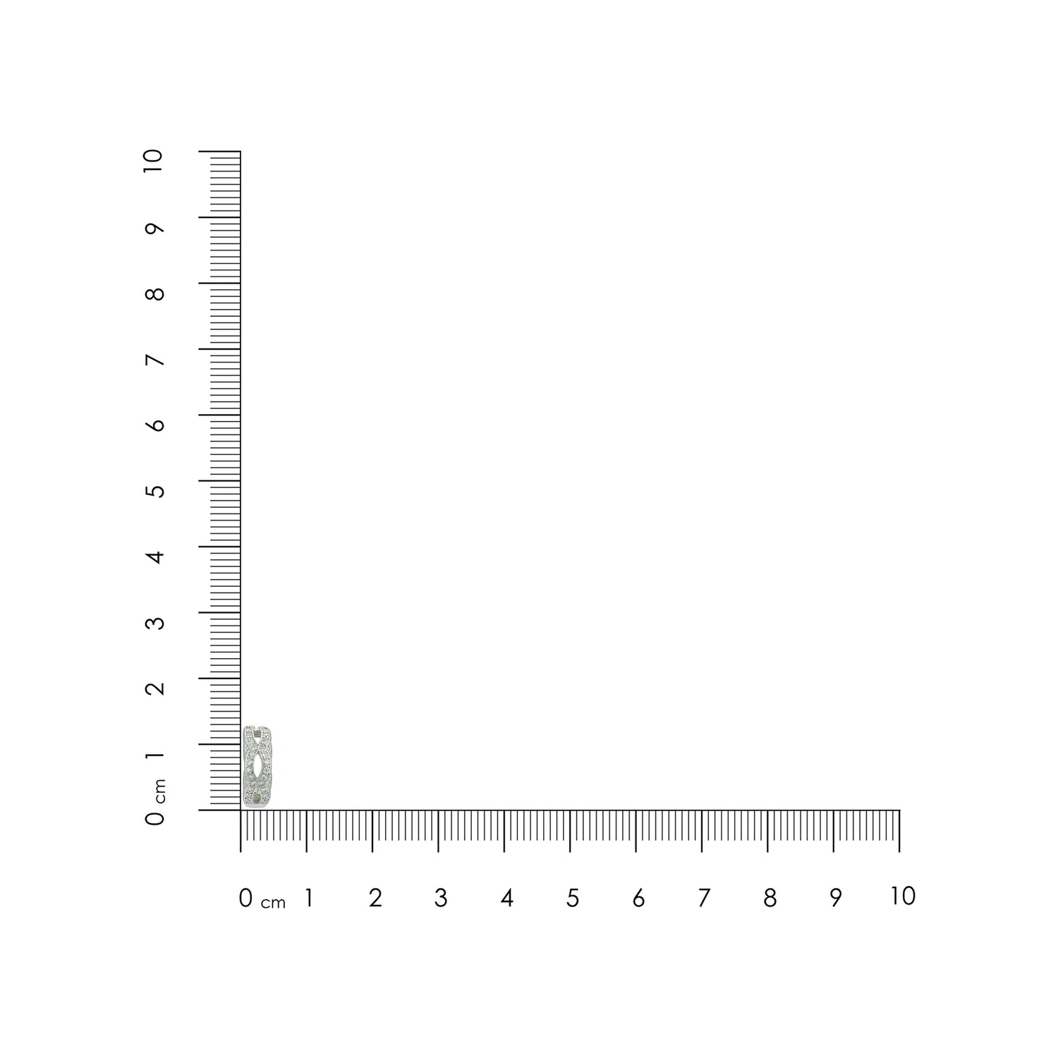 Infinity Radiance 925 Sterling Silver Sparkle Earring for Women