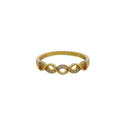 Infinity Silver Ring for Women